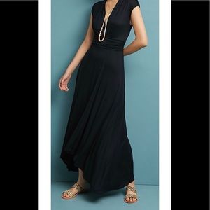 Anthropologie Maeve Black Maxi Dreas